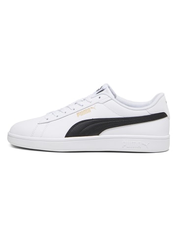 Puma Leren sneakers "Smash 3.0" wit/zwart