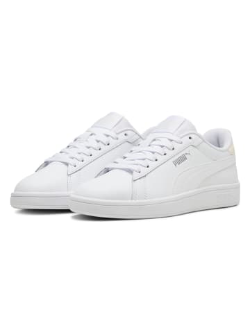 Puma Skórzane sneakersy "Smash 3.0" w kolorze biało-beżowym