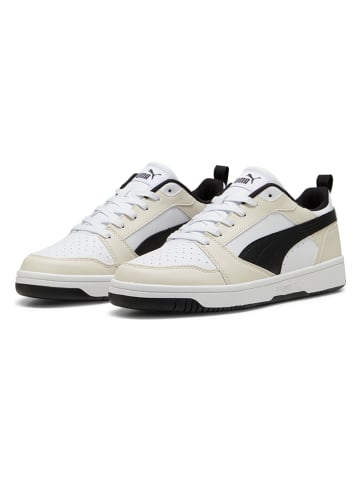 Puma Sneakersy "Rebound v6" w kolorze biało-beżowo-czarnym