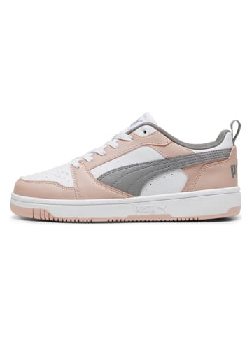 Puma Sneakers "Rebound v6"  in Grau/ Weiß/ Rosa