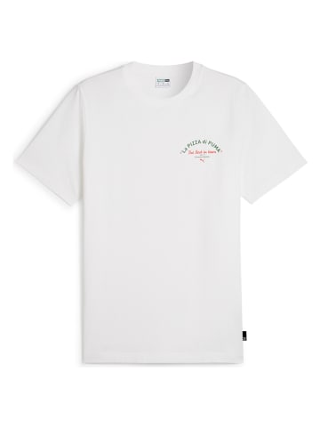 Puma Shirt "Pizza" in Weiß