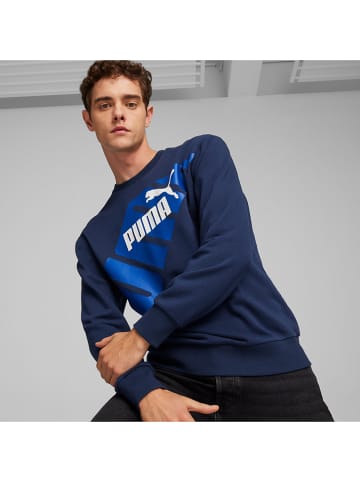 Puma Sweatshirt "Power" in Dunkelblau