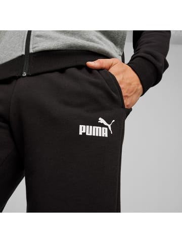 Puma 2tlg. Trainingsanzug "Power"  in Schwarz/ Grau/ Weiß