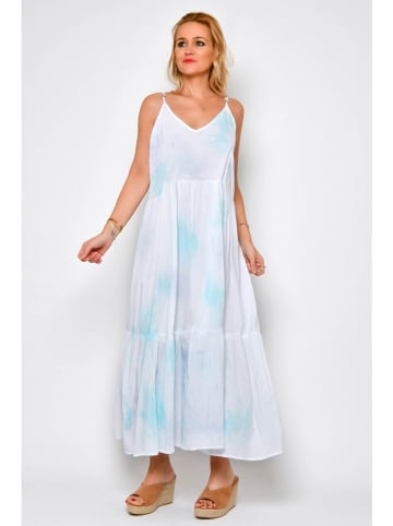 H.H.G. Sukienka w kolorze biało-błękitnym