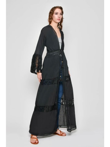 H.H.G. Kimono in Schwarz