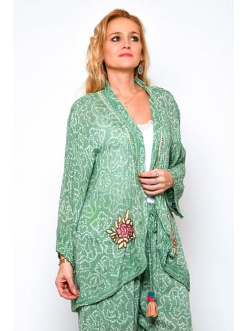 H.H.G. Kimono w kolorze zielonym
