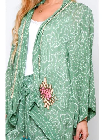 H.H.G. Kimono w kolorze zielonym