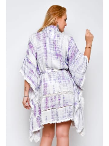 H.H.G. Jurk lila/wit