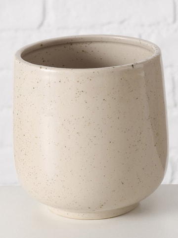 Boltze Osłonki (3 szt.) w kolorze oliwkowo-kremowo-beżowym na doniczki - wys. 13 cm
