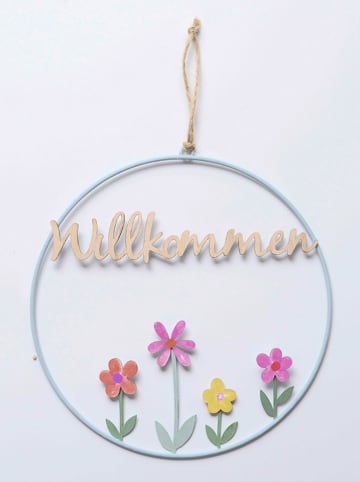 Boltze Dekoracyjne zawieszki (2 szt.) w kolorze beżowo-błękitnym - dł. 30 cm