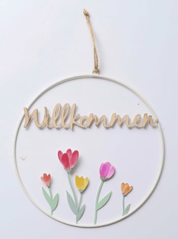 Boltze Dekoracyjne zawieszki (2 szt.) w kolorze beżowo-błękitnym - dł. 30 cm