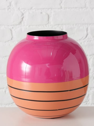 Boltze Wazon "Tucol" w kolorze różowo-pomarańczowym - wys. 19,5 cm