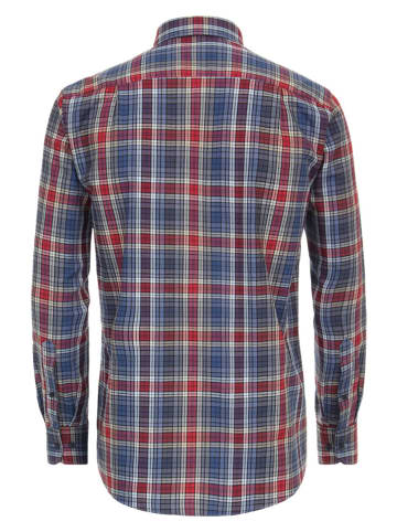 CASAMODA Hemd - Comfort fit - in Blau/ Rot