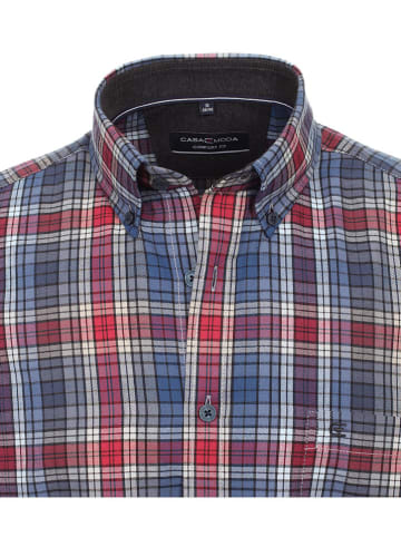 CASAMODA Hemd - Comfort fit - in Blau/ Rot