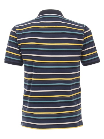 CASAMODA Poloshirt donkerblauw/geel