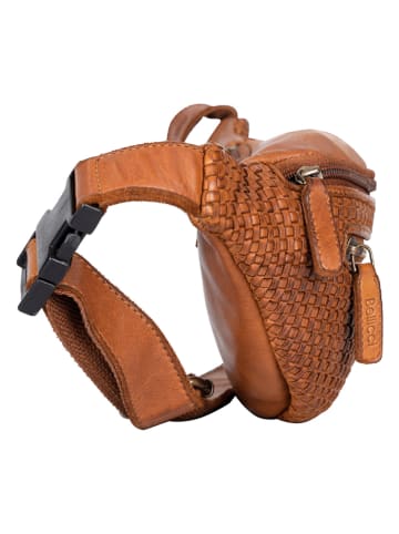 Bellicci Leren heuptas "Elliot" cognackleurig - (B)30 x (H)14 x (D)8,5 cm