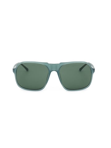 Linda Farrow Męskie okulary przeciwsłoneczne w kolorze miętowo-zielonym