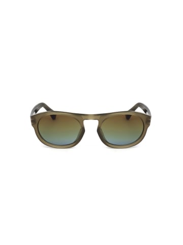 Linda Farrow Damskie okulary przeciwsłoneczne w kolorze khaki