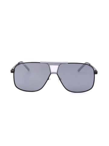 Ferragamo Herren-Sonnenbrille in Schwarz/ Blau