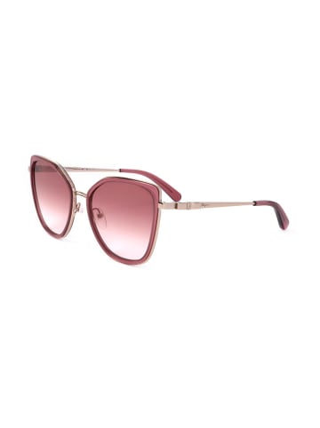 Ferragamo Damskie okulary przeciwsłoneczne w kolorze różowo-złotym