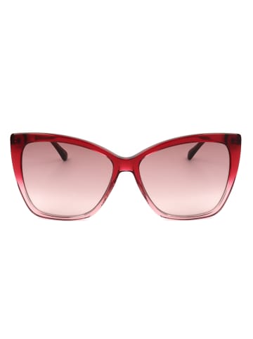 Jimmy Choo Damen-Sonnenbrille in Rot-Gold/ Rosa