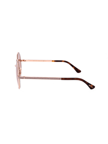 Jimmy Choo Damen-Sonnenbrille in Gold/ Rosa