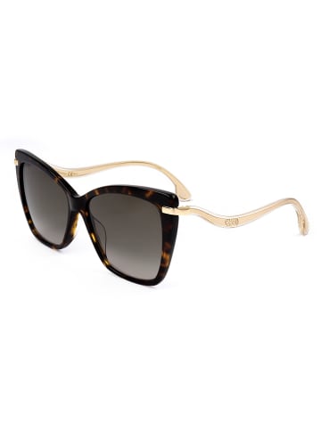 Jimmy Choo Damen-Sonnenbrille in Braun/ Gold