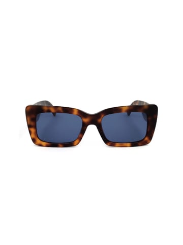 Jimmy Choo Damskie okulary przeciwsłoneczne w kolorze brązowo-pomarańczowo-niebieskim