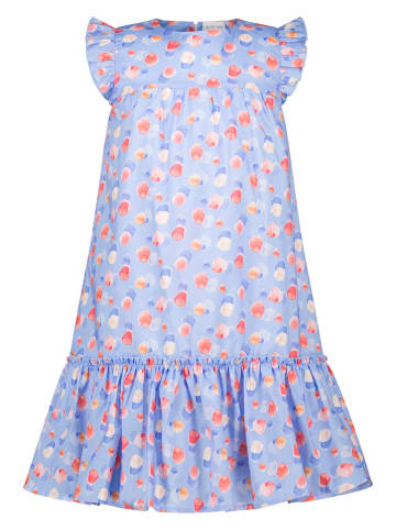 Topo Sukienka w kolorze błękitnym ze wzorem