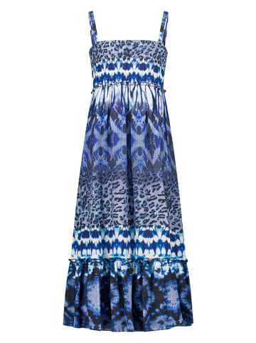 Topo Kleid in Blau