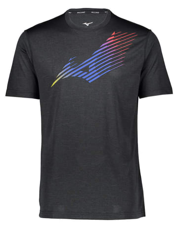 Mizuno Koszulka "Core" w kolorze czarnym do biegania
