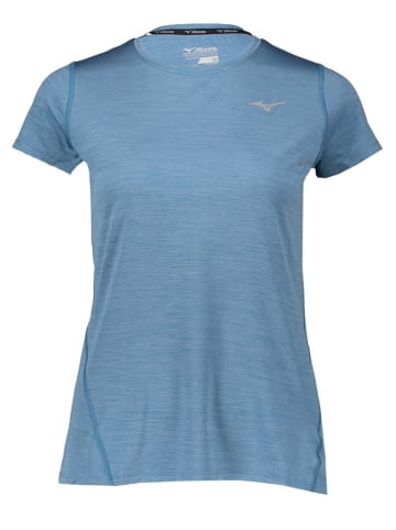 Mizuno Koszulka "Impulse Core" w kolorze niebieskim do biegania