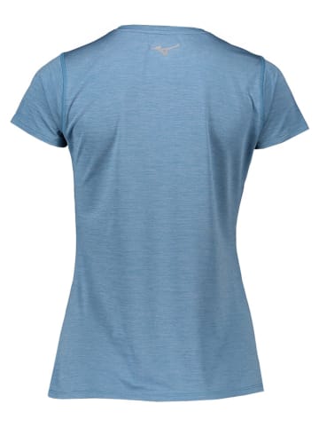 Mizuno Hardloopshirt "Impulse Core" blauw