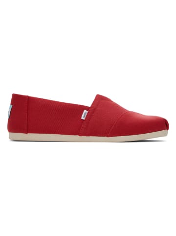 TOMS Slipper in Rot
