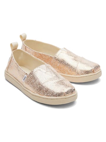 TOMS Slipper in Gold