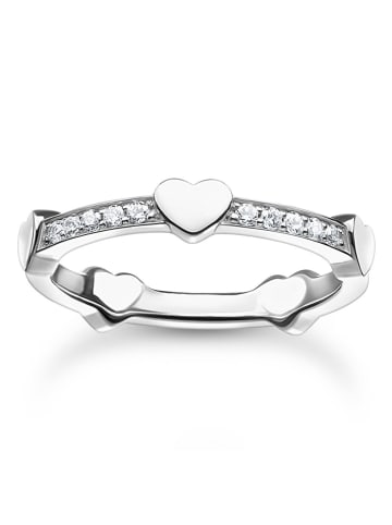 Thomas Sabo Zilveren ring met edelstenen