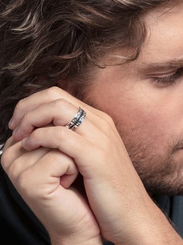 Thomas Sabo Zilveren ring met edelstenen