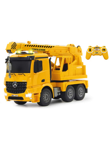 Jamara Radiografisch bestuurbare kraanwagen "Mercedes-Benz Arocs" geel - vanaf 6 jaar