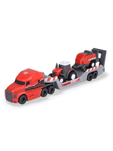 Dickie Pojazd "Massey Ferguson Micro Farm Truck" w kolorze czerwonym - 3+