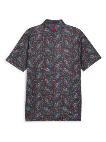 Puma Poloshirt "Cloudspun Paisley" in Anthrazit