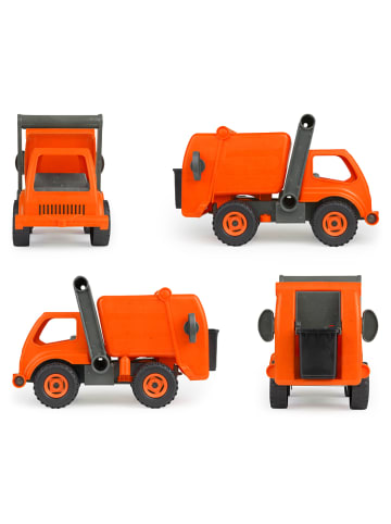 LENA Speelgoedvoertuig "Vuilniswagen" oranje - vanaf 2 jaar