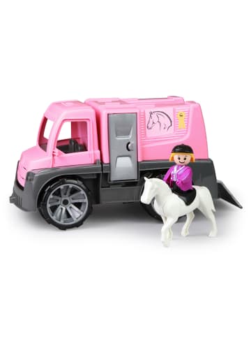 LENA Spielfahrzeug "TRUXX Pferdetransporter mit Zubehör" in Rosa - ab 2 Jahren