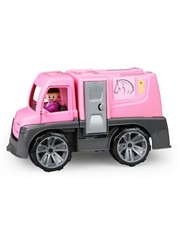 LENA Spielfahrzeug "TRUXX Pferdetransporter mit Zubehör" in Rosa - ab 2 Jahren