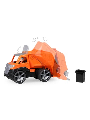 LENA Spielfahrzeug "TRUXX² Müllwagen" in Orange - ab 2 Jahren