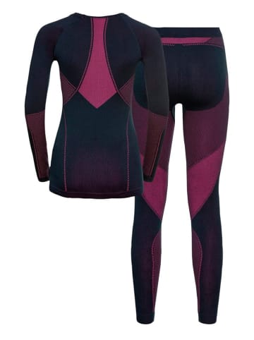Odlo 2-delige functionele ondergoedset "Fundamentals Performance" donkerblauw