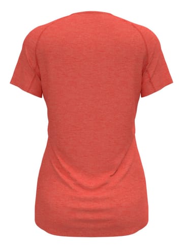 Odlo Trailrunningshirt "X-Alp Performance Wool 115" rood/oranje