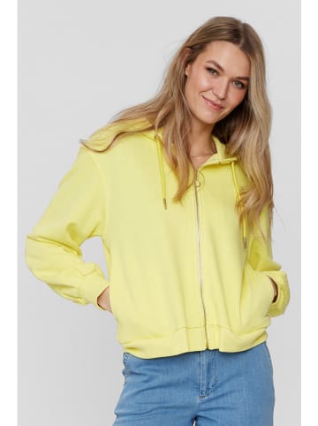 NÜMPH Bluza "Nuallison" w kolorze żółtym
