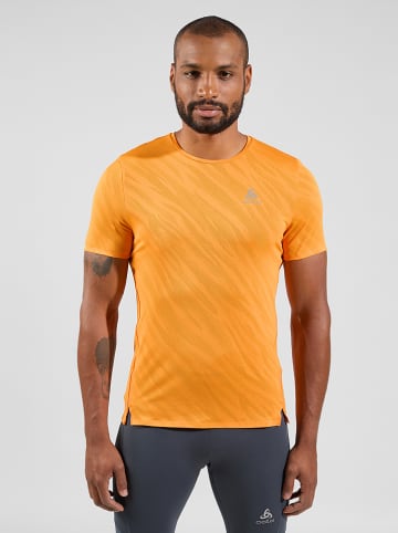 Odlo Koszulka "Zeroweight Enginee" w kolorze pomarańczowym do biegania