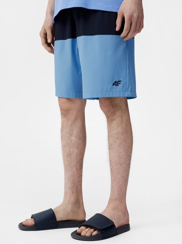 4F Zwemshort blauw/donkerblauw