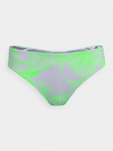 4F Figi bikini w kolorze zielono-fioletowym
